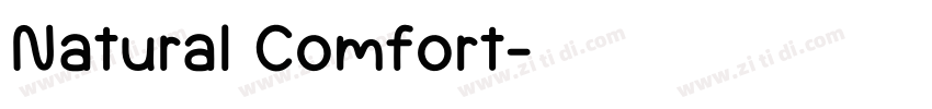 Natural Comfort字体转换
